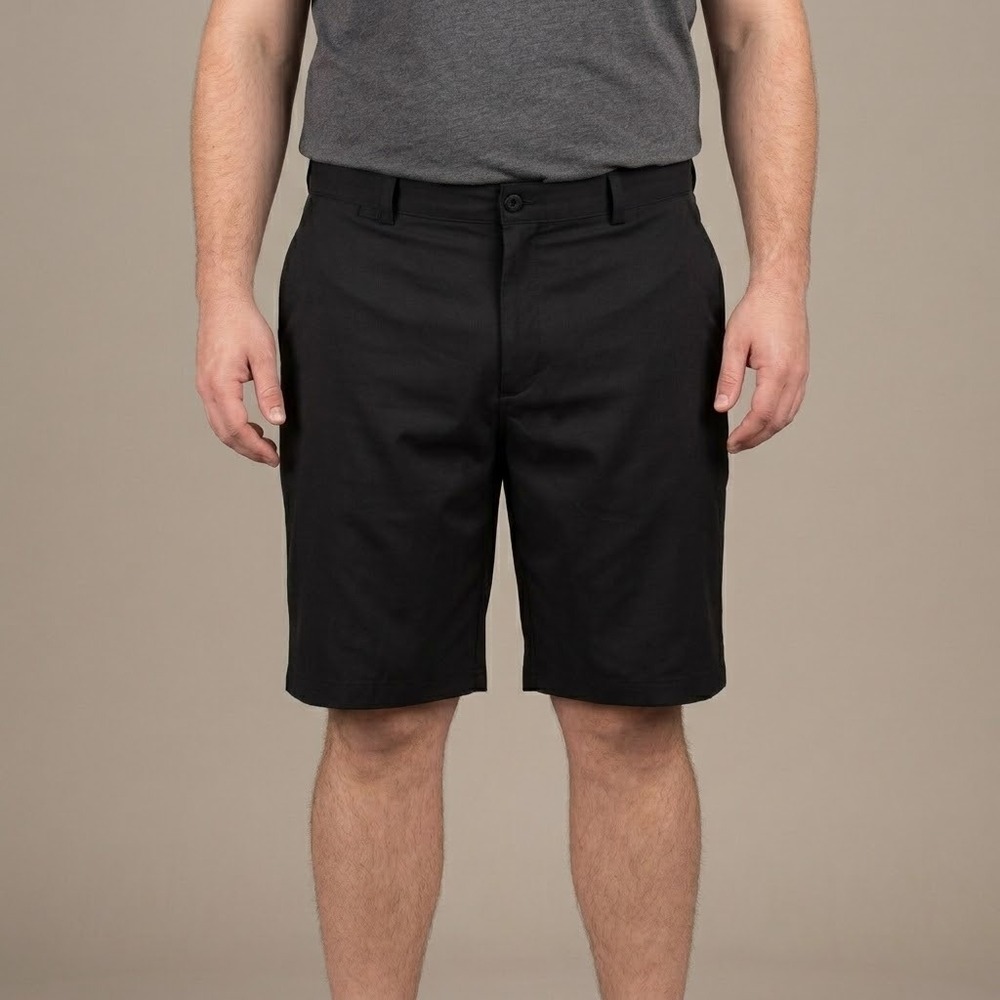 Nike Golf Dri-FIT Tour Performance Shorts Mens 40 Black Flat Front EUC